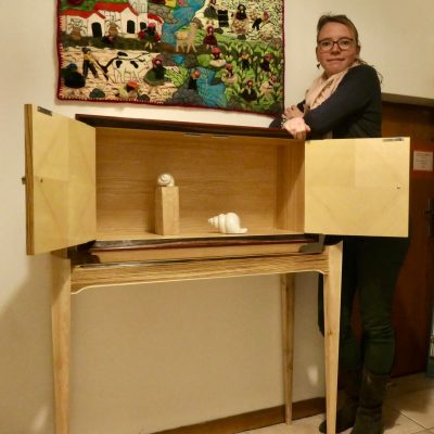 atelier contemporain et Blandine Blandine ébéniste de boisenbois